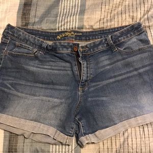 Denim shorts